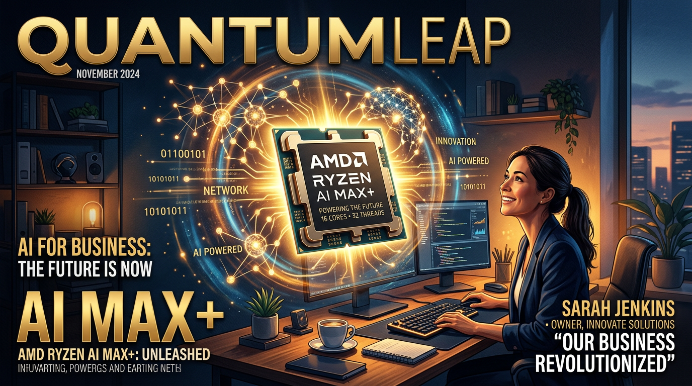 AMD Ryzen AI Max+ processor chip