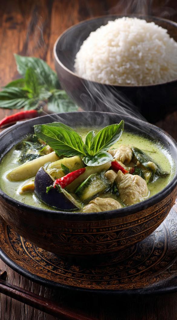 Thai Green Curry with Chicken (Gaeng Keow Wan)