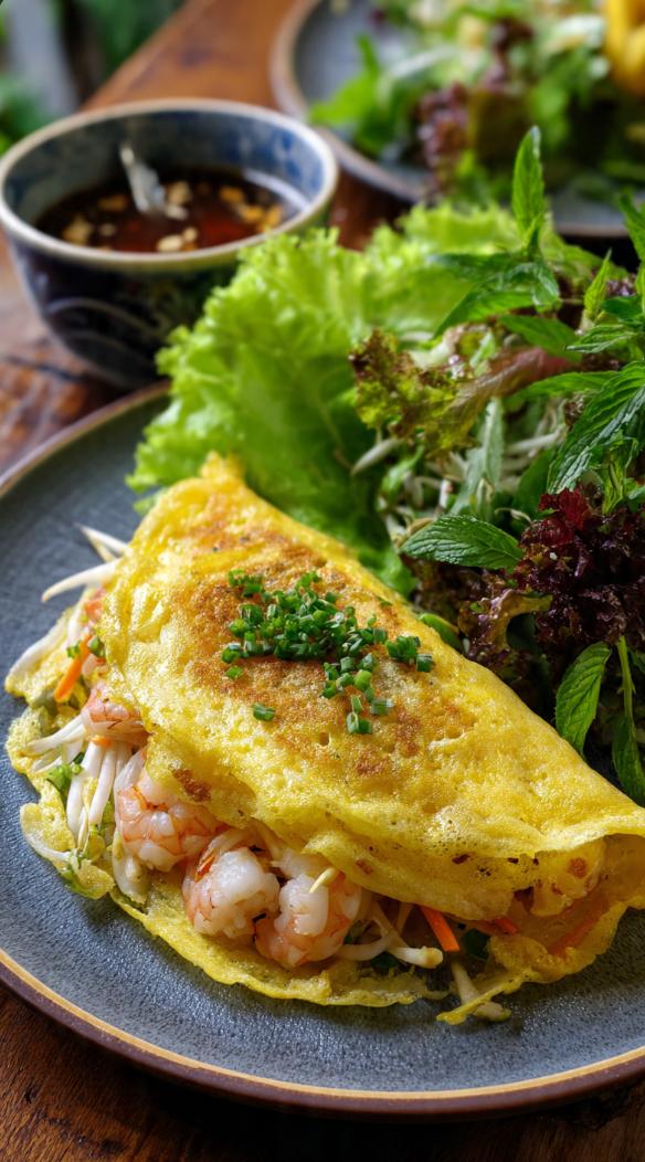 Bánh Xèo – Crispy Vietnamese Crêpes