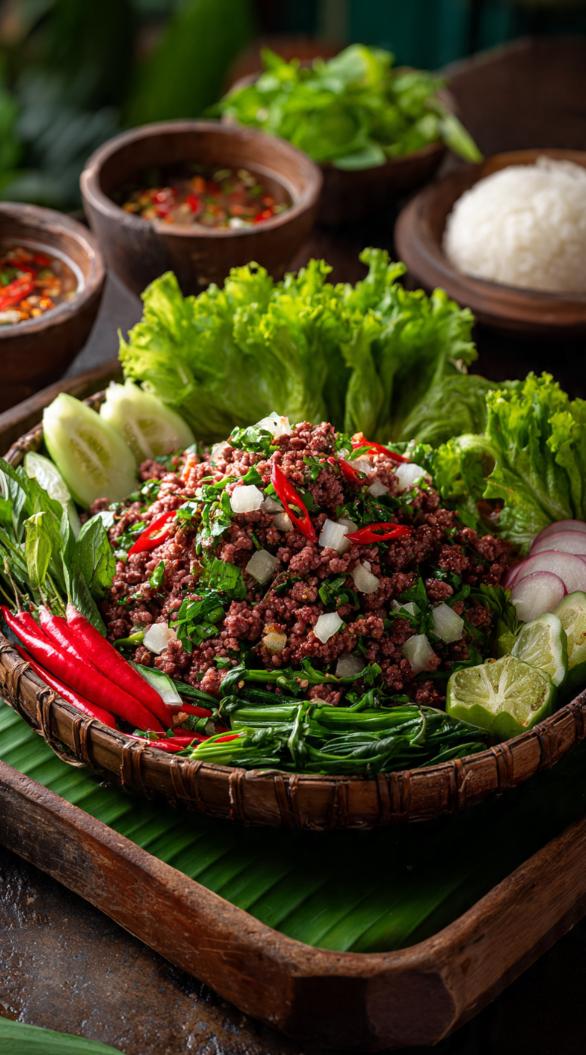 Lao Raw Larb Sua