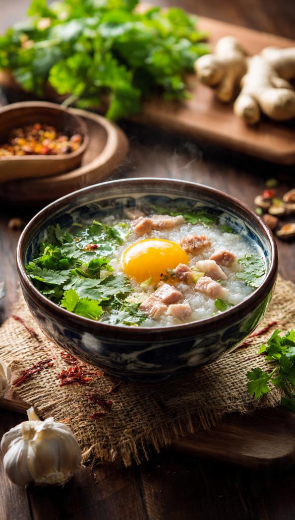 Khao Tom – Thai Ginger Rice Soup