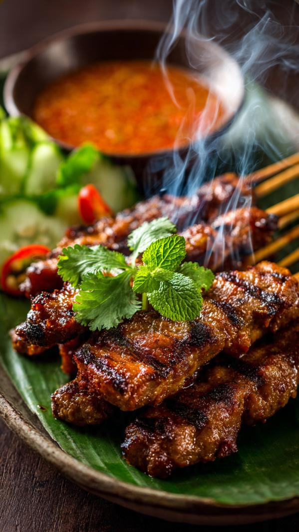 Thai Grilled Satay Skewers