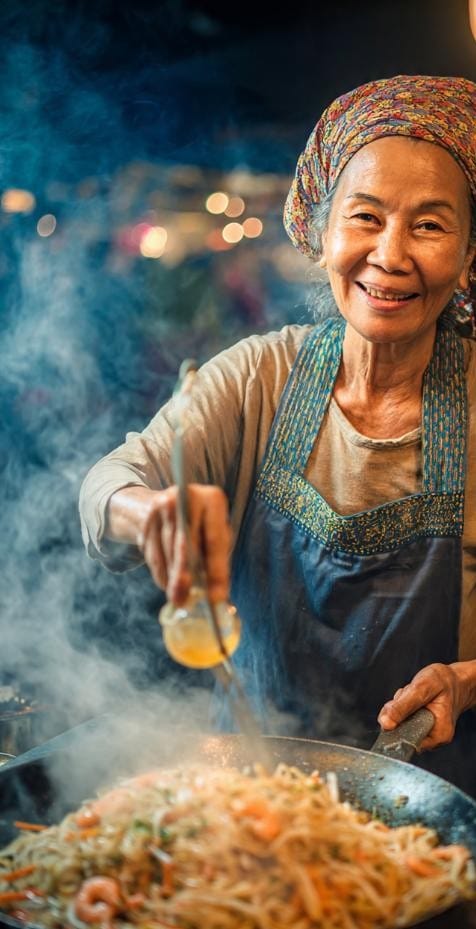 The Aunty Who Adds Palm Sugar Syrup to Her Pad Thai — And She's Right